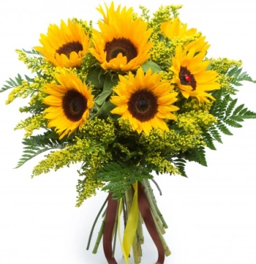 Букет подсолнухов