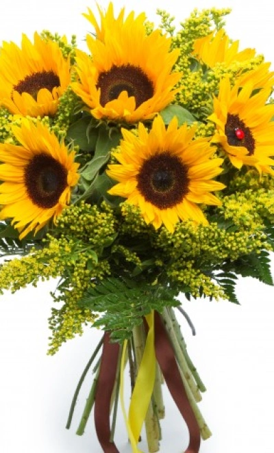 Букет подсолнухов