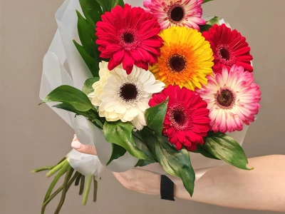 Букет из гербер «Семь чудес»