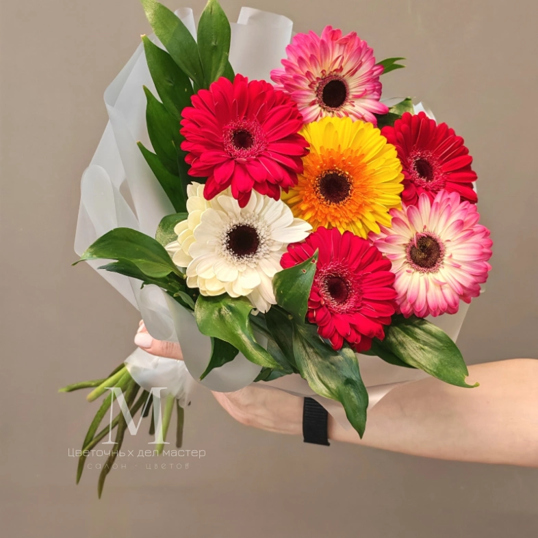 Букет из гербер &laquo;Семь чудес&raquo;