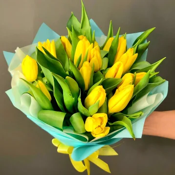Букет «Желтые тюльпаны»