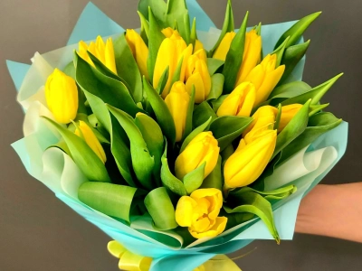 Букет «Желтые тюльпаны»