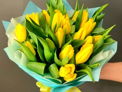 Букет «Желтые тюльпаны»