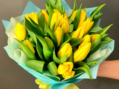 Букет «Желтые тюльпаны»