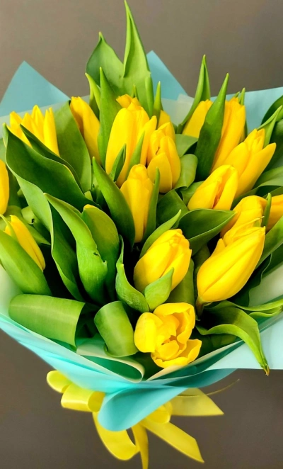 Букет «Желтые тюльпаны»