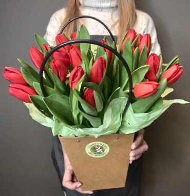 Букет тюльпанов «Презент»