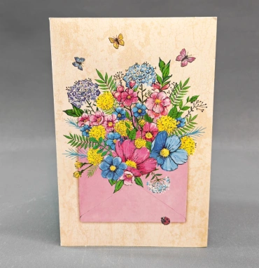 Открытка «Подарочная» без надписи 