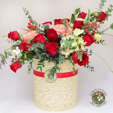 Композиция в коробке «Богема»