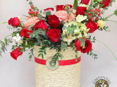 Композиция в коробке «Богема»