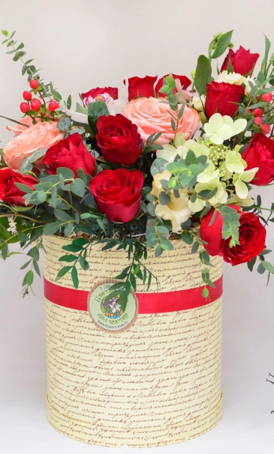 Композиция в коробке «Богема»