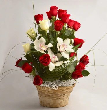 Корзина роз
