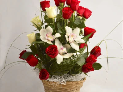 Корзина роз