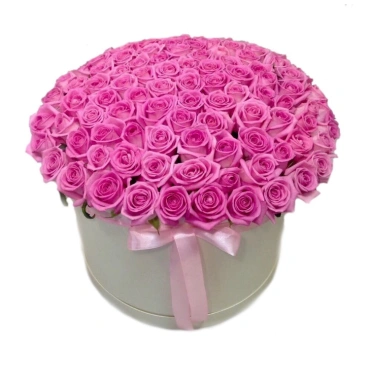 101 розовая роза
