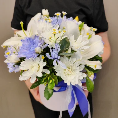 Цветы в коробке «Летний день»