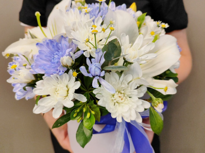 Цветы в коробке «Летний день»