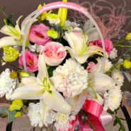 Композиция в сумочке &laquo;Нежное очарование&raquo; 1