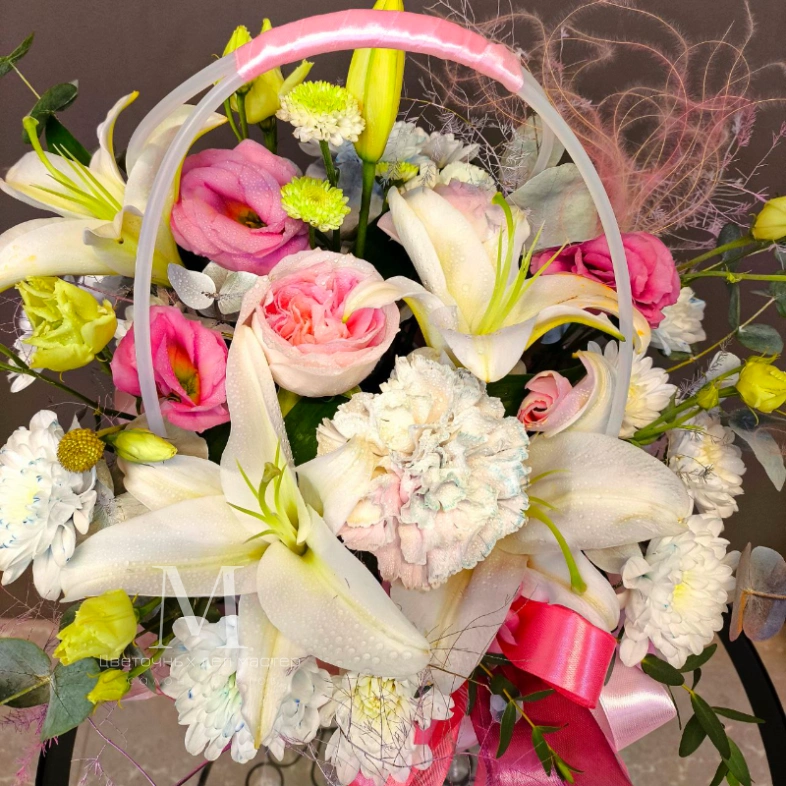 Композиция в сумочке &laquo;Нежное очарование&raquo;