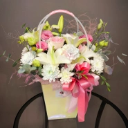 Композиция в сумочке &laquo;Нежное очарование&raquo; 2