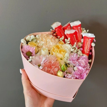 Композиция  «Нежное сердечко»