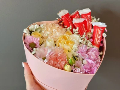 Композиция  «Нежное сердечко»