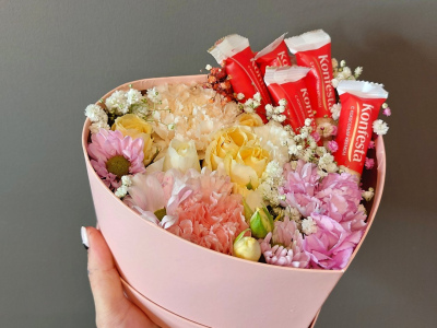 Композиция  «Нежное сердечко»