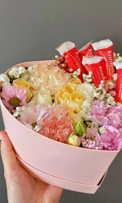 Композиция  «Нежное сердечко»