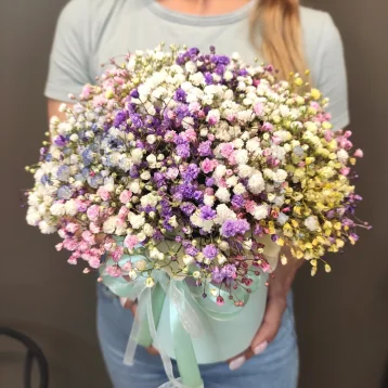 Композиция в коробочке «Маленькая нимфа»