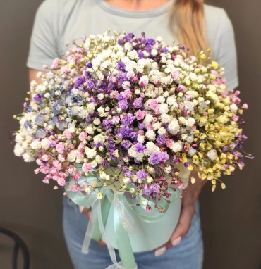 Композиция в коробочке «Маленькая нимфа»