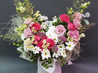 Композиция в коробке «Разнотравье»