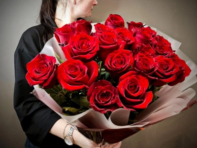 Монобукет «Горячая любовь»