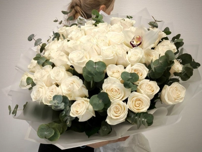 Букет роз «Светлые намерения»