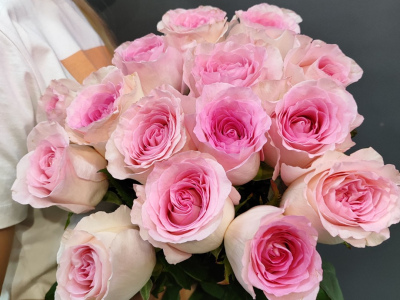 Букет роз «Нежный поцелуй»