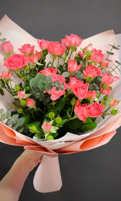 Букет «Розовая нежность»