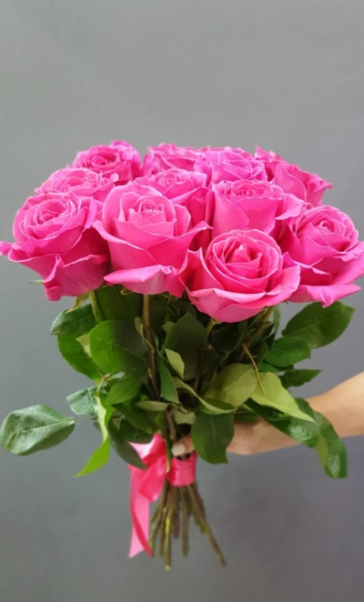 Монобукет роз «Пинкфлойд 15 шт»