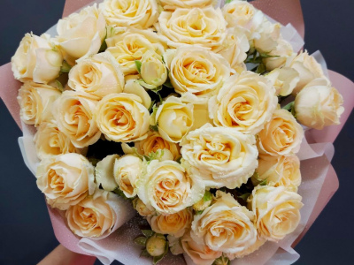 Букет «Крем брюлле»