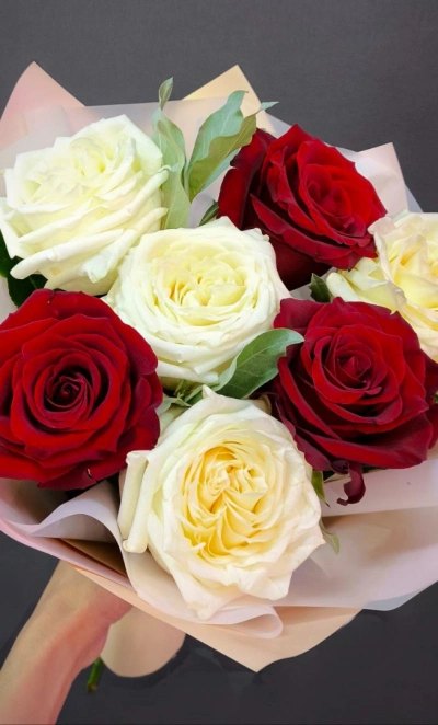 Букет из роз «Романтическая Симфония»