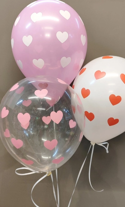 Шарики с сердечками «Любовь»