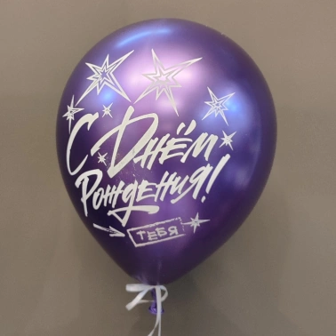 Шар с днем рождения «Фиолетовый»