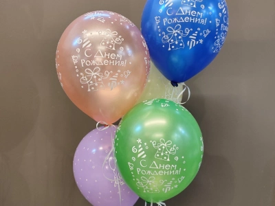 Набор шариков «С днём рождения»