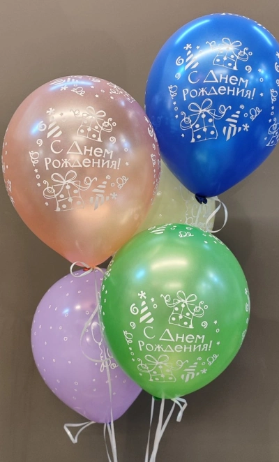 Набор шариков «С днём рождения»