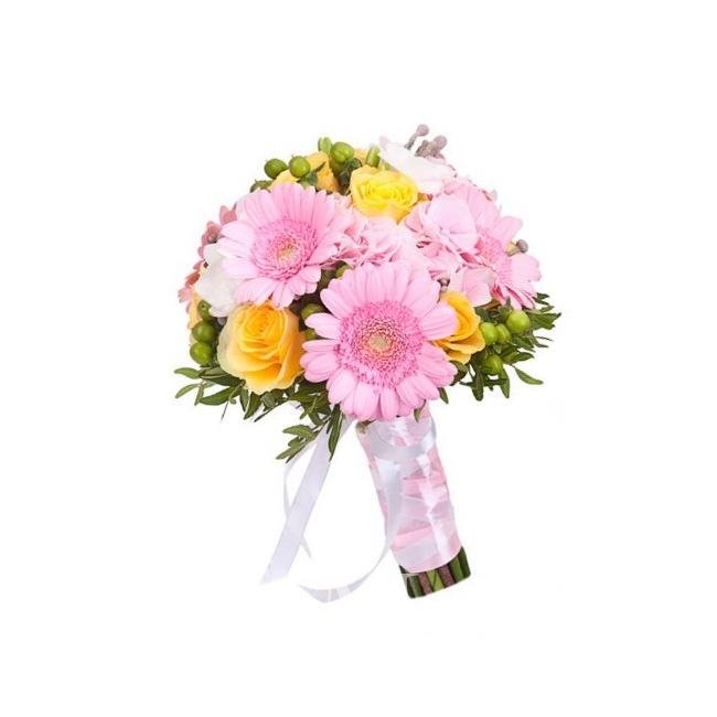Букет невесты «Сердца стук» от интернет-магазина «Цветочных дел Мастер»