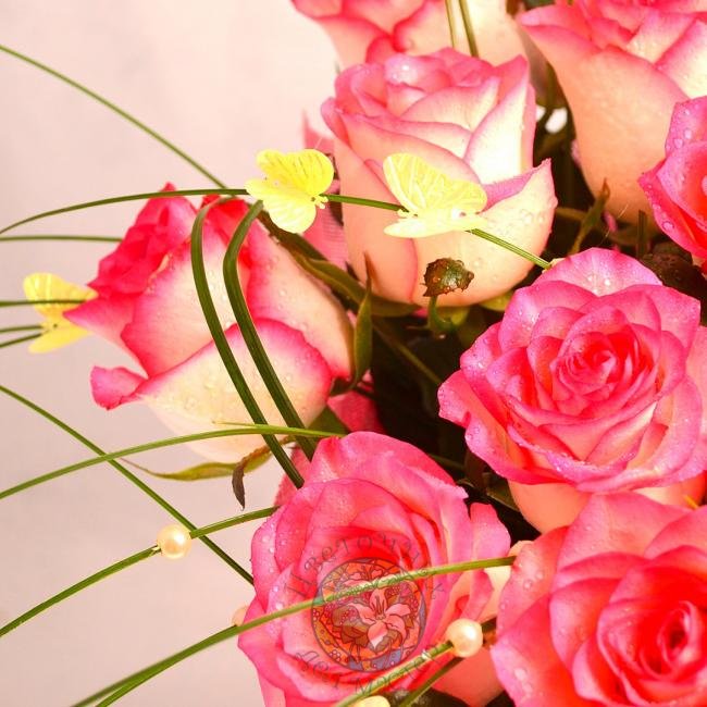 Розовая нежность от интернет-магазина «Цветочных дел Мастер»