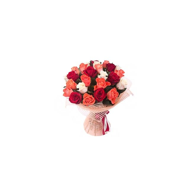 Монобукет роз «Краса» от интернет-магазина «Цветочных дел Мастер»