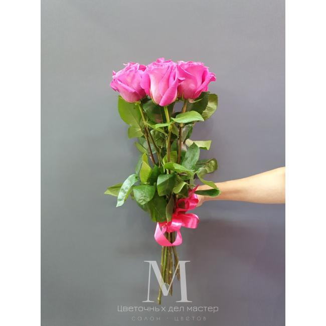 Роза «Пинкфлойд 7 шт» от интернет-магазина «Цветочных дел Мастер»