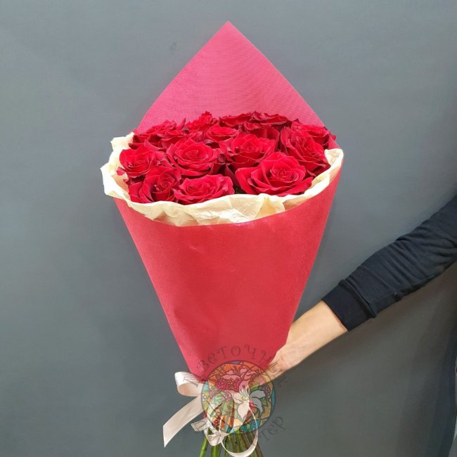 Букет роз «Вместо тысячи слов» от «Цветочных дел Мастер»