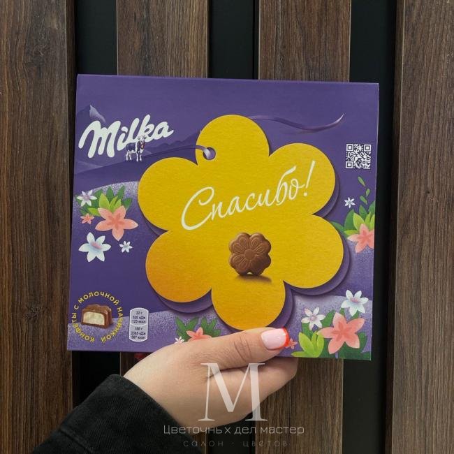 Конфеты «Milka» от интернет-магазина «Цветочных дел Мастер»