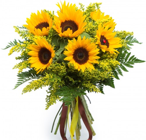 Букет подсолнухов