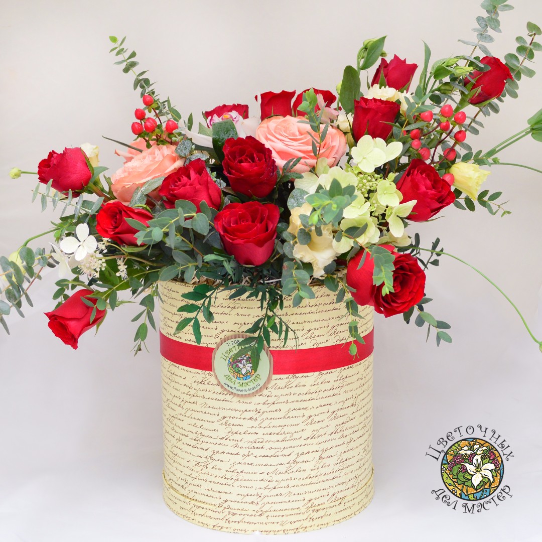 Композиция в коробке «Богема»