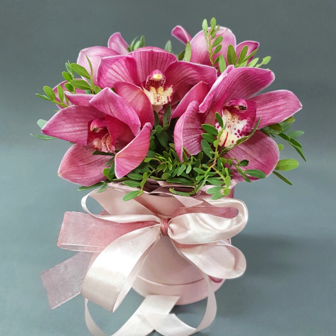 Композиция в коробочке «Батерфляй»