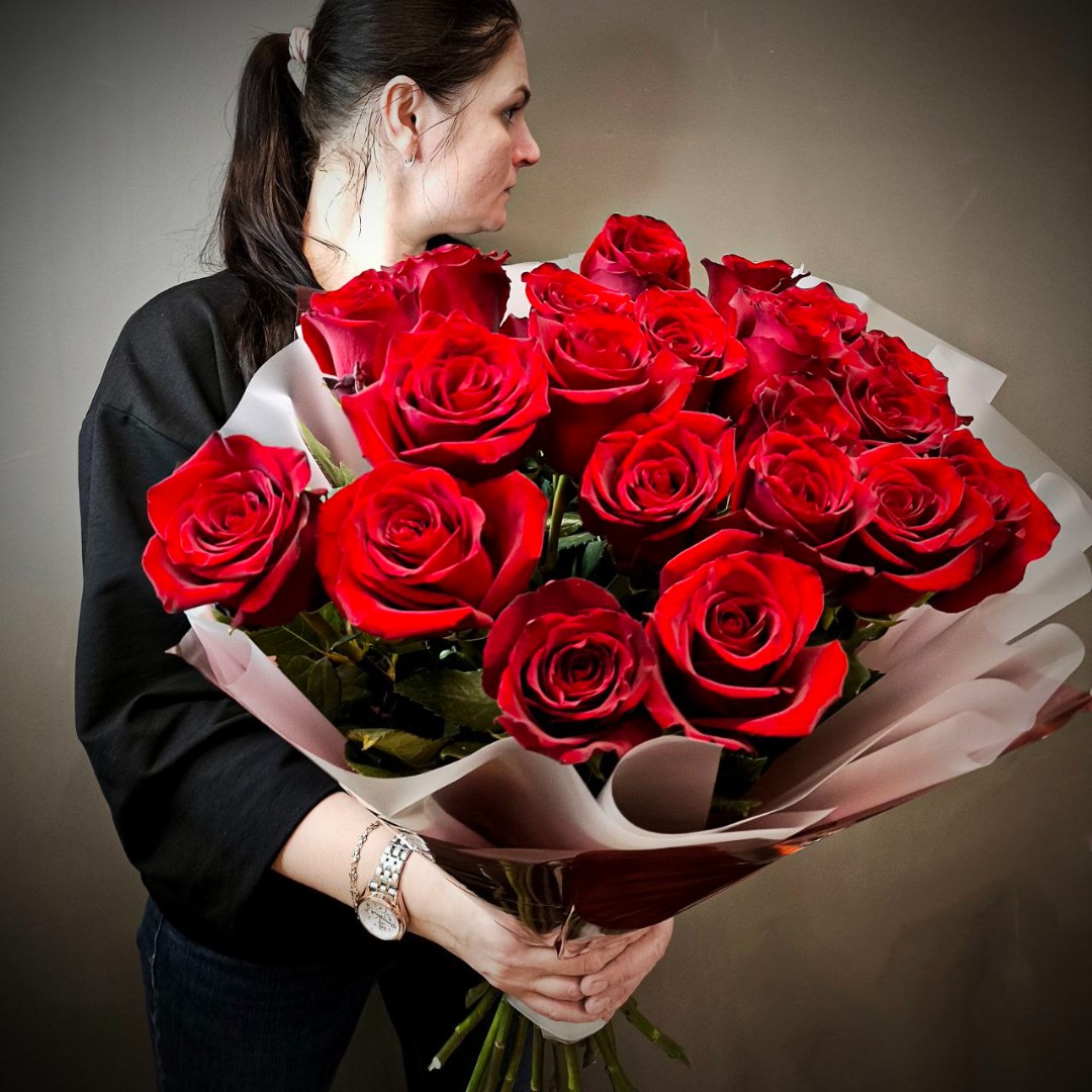 Монобукет «Горячая любовь»